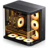 Image de Jonsbo TK-2 2.0 Midi-Tower Verre trempé - noir - Midi/Minitower - Midi/Minitower - ATX