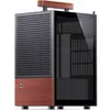 Image de Boitier Mini Tour Mini ITX Jonsbo T6 avec panneau vitré (Noir/Bois) #3POURCENT