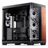 Image de Boitier Moyen Tour ATX Jonsbo TK-4 RGB avec panneaux vitrés (Noir/Bois) #3POURCENT