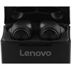 Image de Écouteurs Bluetooth Lenovo HT20 avec étui, compatibles TWS et double égalisation, noirs
