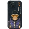 Image de Coque Iphone 15 Nimmy Cool&cute 2.0 Singe Noir