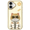 Image de Coque Nimmy Pour Iphone 16 6.1 Kaki Cool&cute 2.0 Chat