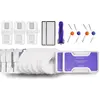 Image de Kit d'accessoires Narwal pour Z10 Ultra, contient : 1 brosse anti-emmêlement, 3 chiffons, 2 brosses latérales, 2 solutions de nettoyage pour mop/station, 3 sacs à poussière pour la station d'aspiration, 2 filtres HEPA, 3 récipients de collecte remplaçables