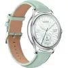 Image de Montre connectée Colmi L28 (argent-vert + bracelet en cuir vert)