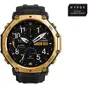 Image de Amazfit T-Rex 3 Pro GPS, Boitier doré de 48 mm et bracelet noir - Neuf