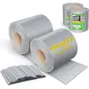Image de Bande de protection PVC VOUNOT® pour panneaux grillagés, 140 mètres x 19 cm, 80 clips de fixation, gris clair