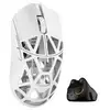 Image de WLmouse MPRO-SHIXIN-WHITE-O, Souris pour droitiers, Optique, Sans fil (RF), 30000 DPI, Blanche