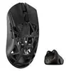 Image de WLmouse MINI-SHIXIN-NOIR-O, Conçu pour les droitiers, Optique, Sans fil (RF), 30000 DPI, Noir
