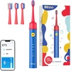 Image de Brosse à dents sonique pour enfants avec application et jeu d'embouts Bitvae Bvk7S (bleu)