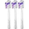 Image de Laifen Wave Electric Toothbrush Heads 3 pc Transparent Purple White Hard Bristles