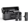 Image de Boya BY-V4   Micro sans fil 4 canaux, TRS 3,5 mm, réduction de bruit. - Neuf