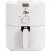 Image de Friteuse à air chaud, 4L. Friteuse à air chaud XL pour 2 à 6 personnes, 1500W. Friteuse avec fonction de préchauffage et de maintien au chaud, sans huile ni graisse, panier antiadhésif, 32 recettes, couleur blanche