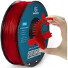 Image de Filament TPU GEEETECH, 1,75 mm +/- 0,02 mm, pour imprimantes 3D, 1 kg, enroulé sur une bobine, couleur rouge transparent