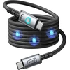 Image de Câble Magnetique Leopard USB C/C 240W Noir