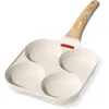 Image de Poêle À 4 Trous Pour Crêpes, Antiadhésive Pour  ufs