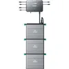Image de Zendure Solarflow Hub 2000, Station Électrique Pour Balcon, Avec Entrée Solaire 1800w, Capacité Extensible De 7680wh, Sortie 1200 W, 3xab2000l