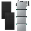 Image de Zendure Solarflow 2400 Pro - Batterie Solaire 2400w Ac, Pv 4800w, 2.4-16.8kwh, Plug & Play, Ip65, Tesla/pompes À Chaleur. Avec 3xab3000l (8.64 Kwh), Avec 450wx2 Panneau Bifacial