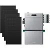Image de Zendure Solarflow 2400 Pro - Batterie Solaire 2400w Ac, Pv 4800w, 2.4-16.8kwh, Plug & Play, Ip65, Tesla/pompes À Chaleur. Avec Ab3000l (2.88 Kwh), Avec 450wx4 Panneau Bifacial