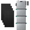 Image de Zendure Solarflow 2400 Pro - Batterie Solaire 2400w Ac, Pv 4800w, 2.4-16.8kwh, Plug & Play, Ip65, Tesla/pompes À Chaleur. Avec 3xab3000l (8.64 Kwh), Avec 450wx4 Panneau Bifacial