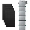 Image de Zendure Solarflow 2400 Pro - Batterie Solaire 2400w Ac, Pv 4800w, 2.4-16.8kwh, Plug & Play, Ip65, Tesla/pompes À Chaleur. Avec 5xab3000l (14.40 Kwh), Avec 450wx4 Panneau Bifacial