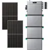 Image de Zendure Solarflow 2400 Pro - Batterie Solaire 2400w Ac, Pv 4800w, 2.4-16.8kwh, Plug & Play, Ip65, Tesla/pompes À Chaleur. Avec 3xab3000l (8.64 Kwh), Avec 500wx2 Panneau Bifacial