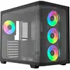 Image de Ocypus Iota C70 Curve ARGB, tour de taille moyenne, PC, noir, compatible ATX, ITX, Micro ATX, ABS (acrylonitrile butadiène styrène), SPCC, verre trempé, gaming