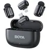 Image de Microphone sans fil BOYA Mini-12 avec réduction de bruit et connectivité USB-C/Lightning - Neuf