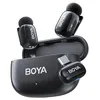 Image de BOYA Mini 2 Micro Cravate sans Fil USB-C pour Android/iPhone 15/16/17, 2 Micros Ultra-Mini avec Réduction de Bruit par IA 40dB, 48kHz/24Bit Contrôle par App, Micro sans Fil pour TikTok Youtube en occasion ou reconditionné