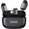 Image de Microphone sans fil Boya Mini 2 ultra-compact, réduction bruit IA -40 dB, contrôle gain via appli, USB-C, 48 kHz/24 bits, portée 100 m - Neuf