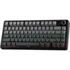 Image de Clavier mécanique de jeu sans fil AULA F75 MAX avec écran TFT, disposition QWERTY américaine - 2,4 GHz/USB-C/Bluetooth, compatible Windows/Mac/Linux, couleur gris dégradé, avec gravure latérale du motif "Reaper"