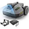 Image de Robot tondeuse Mammotion YUKA Mini 2 800 avec garage et station de lavage, jusqu’à 800 m², DropMow, cartographie auto, coupe des bordures, 4G-Modul