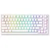 Image de Clavier de jeu magnétique Akko TAC75 HE, format 75%, blanc - USB-C, compatible 8K, interrupteurs magnétiques antireflet RGB