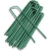 Image de Piquets De Jardin Piquet Fixation Tente Sol Cheville Agrafes Jardinage Pour Fixer Toile Paillage Clôture Barrière Contre Filets Camping Gazon Artificiel,20pièce, Vert, 15x3