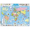 Image de puzzle Maxi Wereld junior carton 107 pièces