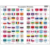 Image de puzzle Drapeaux Junior carton 80 pièces