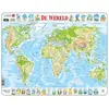 Image de Puzzle Larsen Carte du monde - Géographique, 80 pièces.