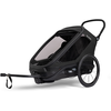 Image de Siege Velo Enfant Arriere Double Noir - Transport Securise De Deux Enfants - Hamax