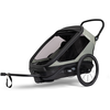 Image de Siege Velo Enfant Arriere Simple Vert/noir - Confort Et Securite Renforcee - Hamax