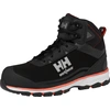 Image de Chaussures de sécurité de travail Helly Hansen, modèle 78391-992, chaussures Chelsea, couleur noir/orange, taille [indiquer la taille]