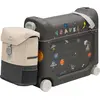Image de Stokke® JetKids  Travel Set BedBox 46 cm Set 2 pcs. - chariot de cabine à 4 roues (gris minuit)