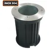 Image de Spot Encastrable De Sol Rond Inox 304 Exterieur Ip65 Gu10