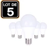 Image de Europalamp   Lot De 5 Ampoules Led E27 20w 4500k   Équivalent 160w   Lumière Blanche Neutre   Économie D'Énergie Jusqu'à 80%