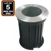 Image de Lot 5 Spots Encastrable De Sol Rond Inox 304 Exterieur Ip65 Gu10