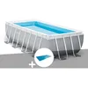 Image de Intex - Kit Piscine Tubulaire Prism Frame Rectangulaire 4,88 X 2,44 X 1,07 M + Bâche À Bulles