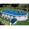 Image de Gre - Kit Piscine Acier Blanc Gré Atlantis Ovale 10,20 X 5,75 X 1,32 M + Bâche Hiver