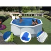 Image de Kit Piscine Acier Blanc Gré Fidji Ronde 3,20 X 1,22 M + Bâche Hiver + Bâche À Bulles + Tapis De Sol