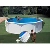 Image de Gre - Kit Piscine Acier Blanc Gré Bora Bora Ronde 4,80 X 1,22 M + Tapis De Sol