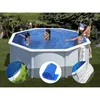 Image de Kit Piscine Acier Blanc Gré Bora Bora Ronde 3,20 X 1,22 M + Bâche Hiver + Bâche À Bulles + Tapis De Sol