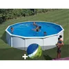 Image de Gre - Kit Piscine Acier Blanc Gré Fidji Ronde 5,70 X 1,22 M + Bâche Hiver