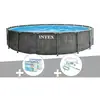 Image de Intex - Kit Piscine Tubulaire Baltik Ronde 5,49 X 1,22 M + 6 Cartouches De Filtration + Kit D'Entretien